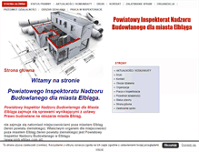 Tablet Screenshot of elblag.pinb.pl